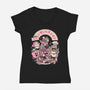 All You Can Eat-Womens-V-Neck-Tee-Arigatees