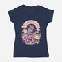 All You Can Eat-Womens-V-Neck-Tee-Arigatees