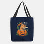 Pumpkin Capybara Slayer-None-Basic Tote-Bag-Eoli Studio