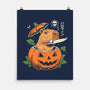 Pumpkin Capybara Slayer-None-Matte-Poster-Eoli Studio