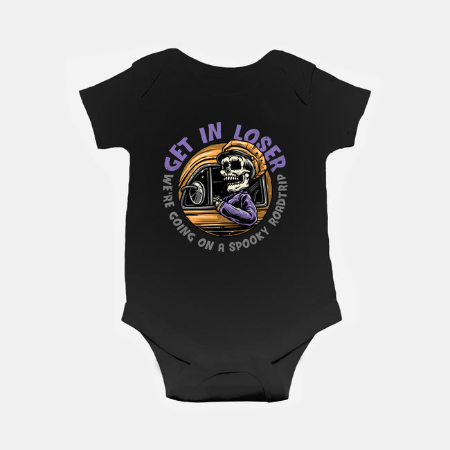 A Spooky Roadtrip-Baby-Basic-Onesie-glitchygorilla