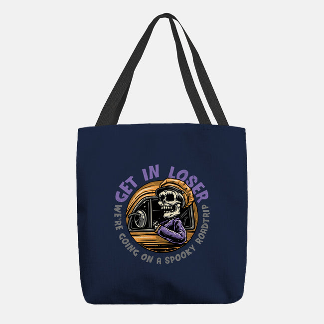A Spooky Roadtrip-None-Basic Tote-Bag-glitchygorilla