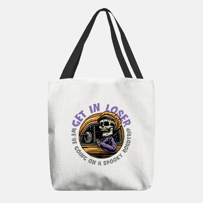 A Spooky Roadtrip-None-Basic Tote-Bag-glitchygorilla