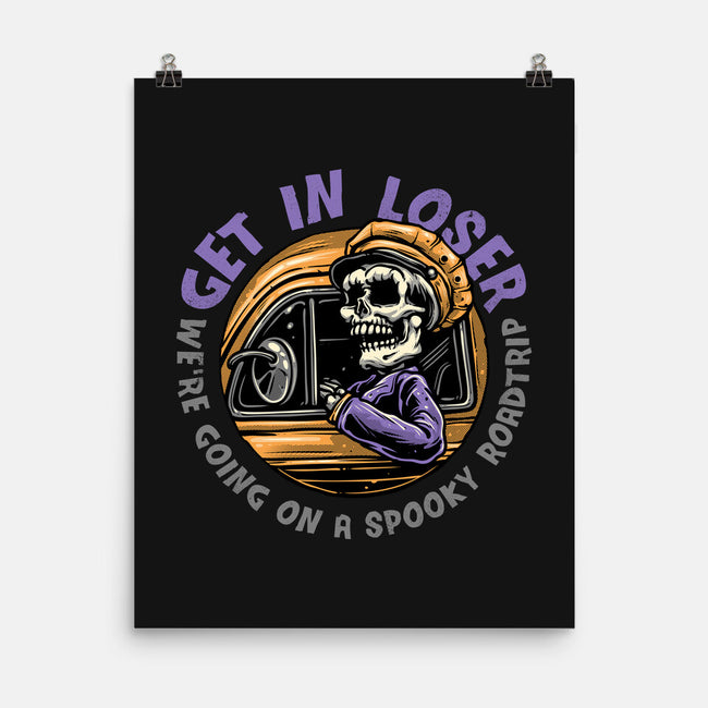 A Spooky Roadtrip-None-Matte-Poster-glitchygorilla