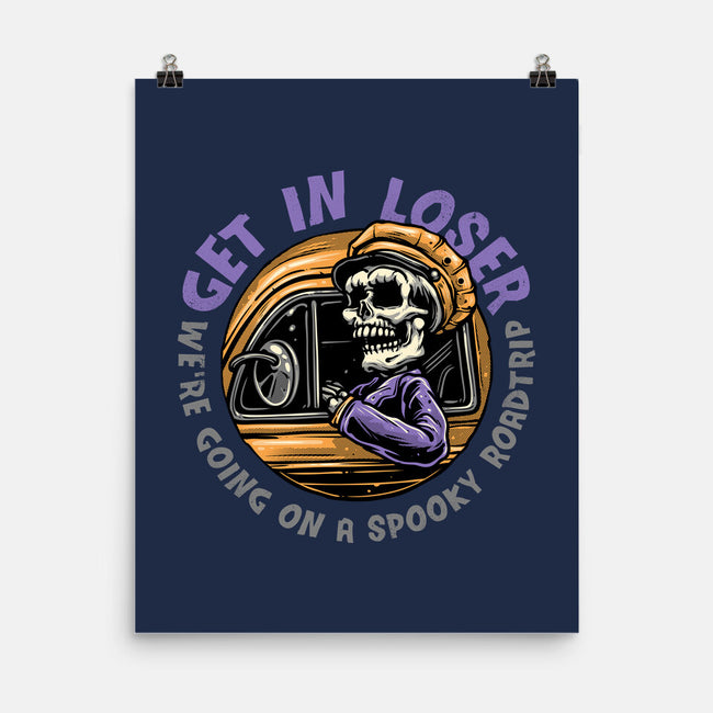 A Spooky Roadtrip-None-Matte-Poster-glitchygorilla