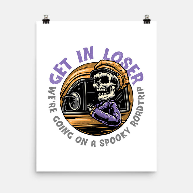 A Spooky Roadtrip-None-Matte-Poster-glitchygorilla
