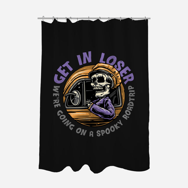 A Spooky Roadtrip-None-Polyester-Shower Curtain-glitchygorilla