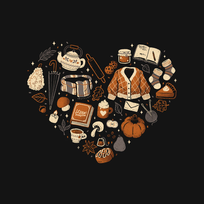 Cozy Autumn Heart-Mens-Heavyweight-Tee-xMorfina