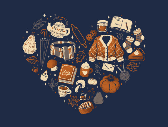 Cozy Autumn Heart