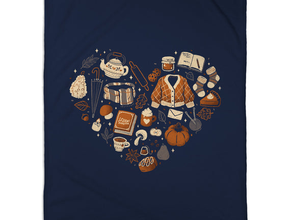 Cozy Autumn Heart