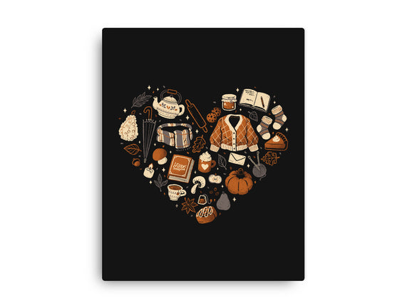 Cozy Autumn Heart