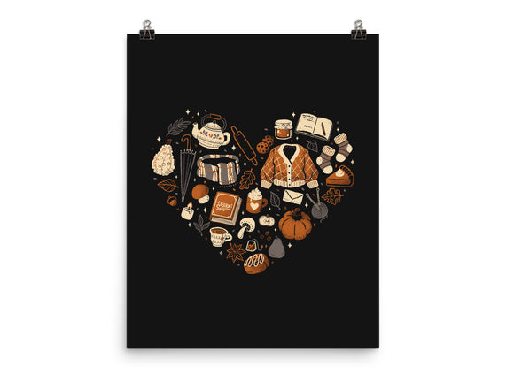 Cozy Autumn Heart