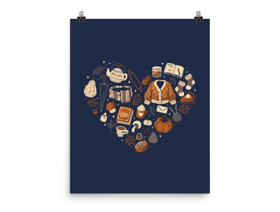 Cozy Autumn Heart