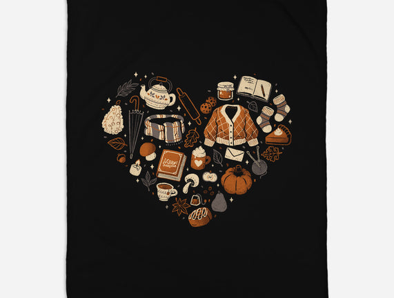 Cozy Autumn Heart