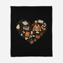 Cozy Autumn Heart-None-Fleece-Blanket-xMorfina