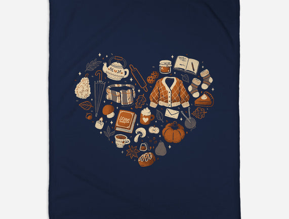Cozy Autumn Heart
