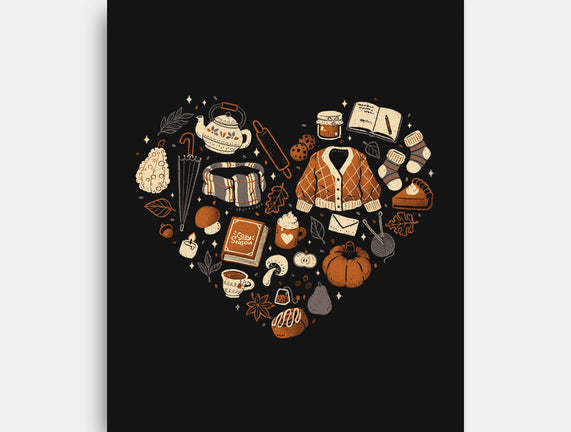 Cozy Autumn Heart
