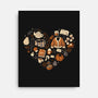 Cozy Autumn Heart-None-Stretched-Canvas-xMorfina
