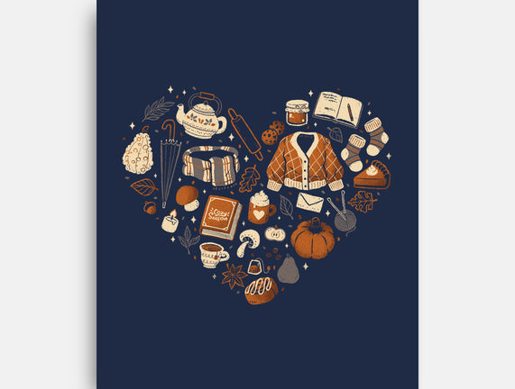 Cozy Autumn Heart