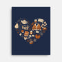 Cozy Autumn Heart-None-Stretched-Canvas-xMorfina