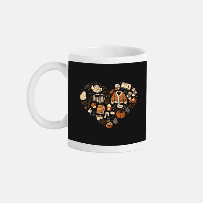 Cozy Autumn Heart-None-Mug-Drinkware-xMorfina