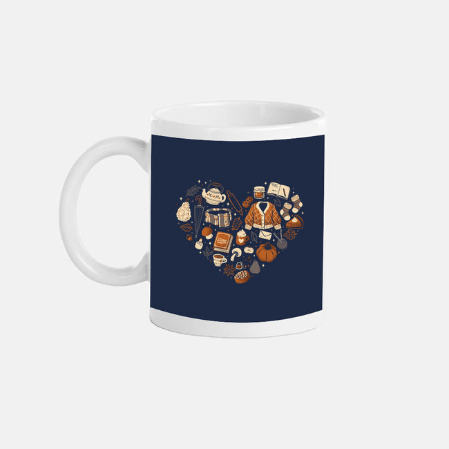 Cozy Autumn Heart-None-Mug-Drinkware-xMorfina