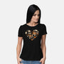 Cozy Autumn Heart-Womens-Basic-Tee-xMorfina