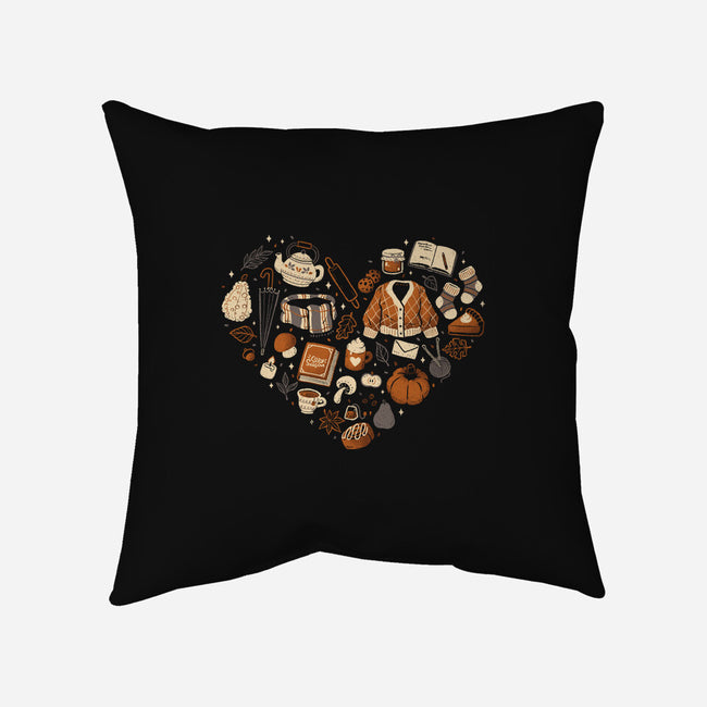 Cozy Autumn Heart-None-Removable Cover w Insert-Throw Pillow-xMorfina