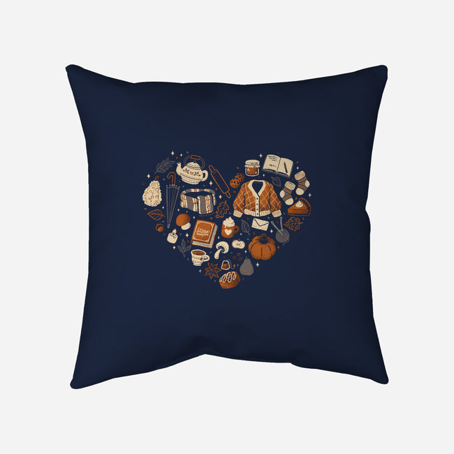 Cozy Autumn Heart-None-Removable Cover w Insert-Throw Pillow-xMorfina