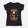Shakra Pharloom's Cartographer-Womens-V-Neck-Tee-Alundrart