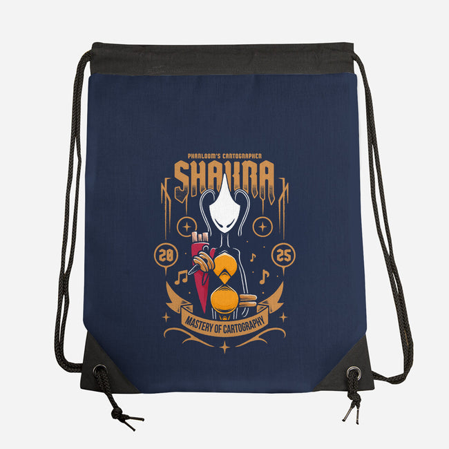 Shakra Pharloom's Cartographer-None-Drawstring-Bag-Alundrart