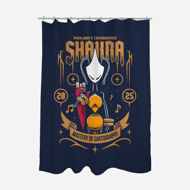 Shakra Pharloom's Cartographer-None-Polyester-Shower Curtain-Alundrart