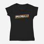 Spaceballs The Halloween Costume-Womens-V-Neck-Tee-rocketman_art