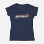 Spaceballs The Halloween Costume-Womens-V-Neck-Tee-rocketman_art
