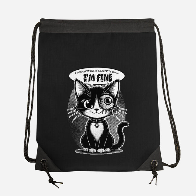 May Not Be In Control-None-Drawstring-Bag-palmstreet