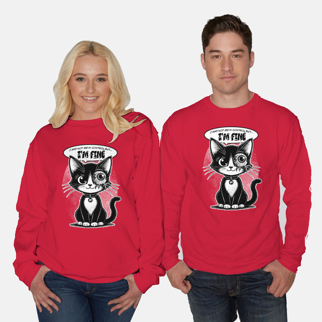 May Not Be In Control-Unisex-Crew Neck-Sweatshirt-palmstreet