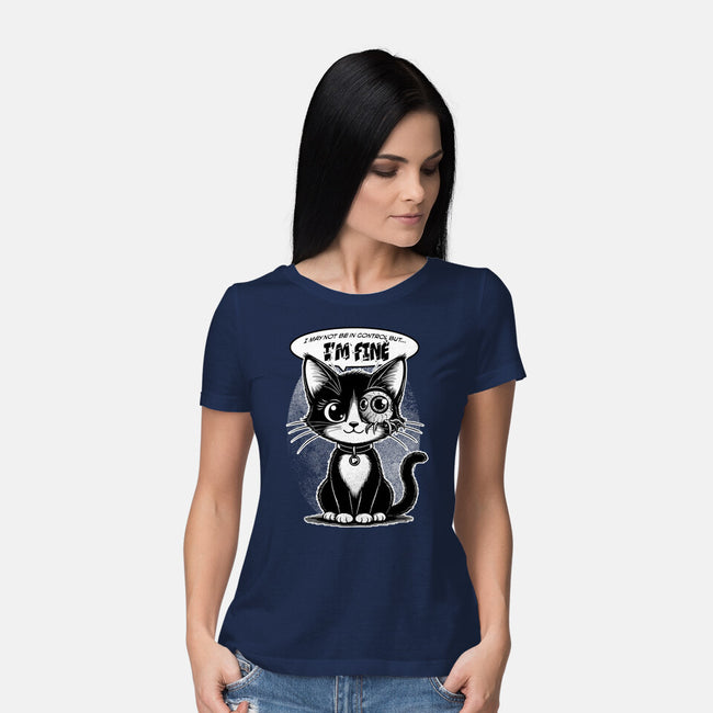 May Not Be In Control-Womens-Basic-Tee-palmstreet