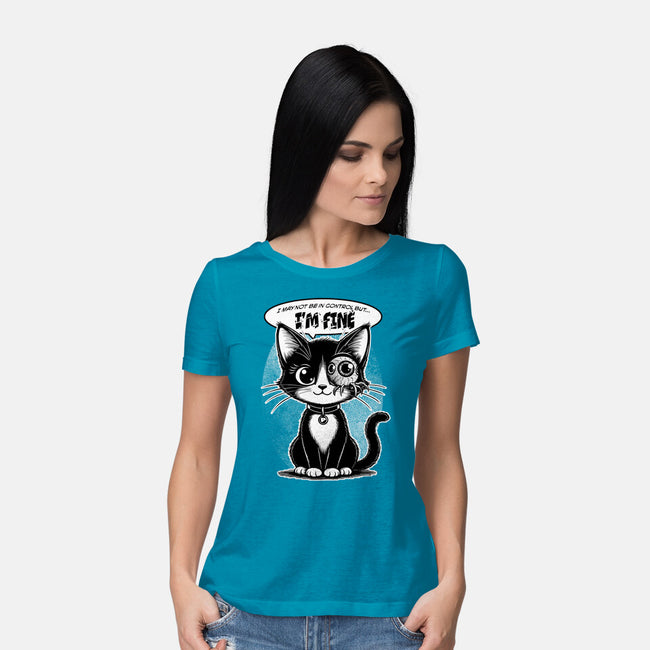 May Not Be In Control-Womens-Basic-Tee-palmstreet