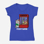 Picky Eater-Womens-V-Neck-Tee-Boggs Nicolas
