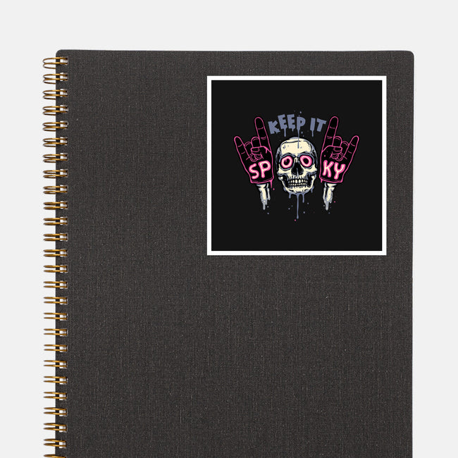 Keep It Spooky-None-Glossy-Sticker-glitchygorilla