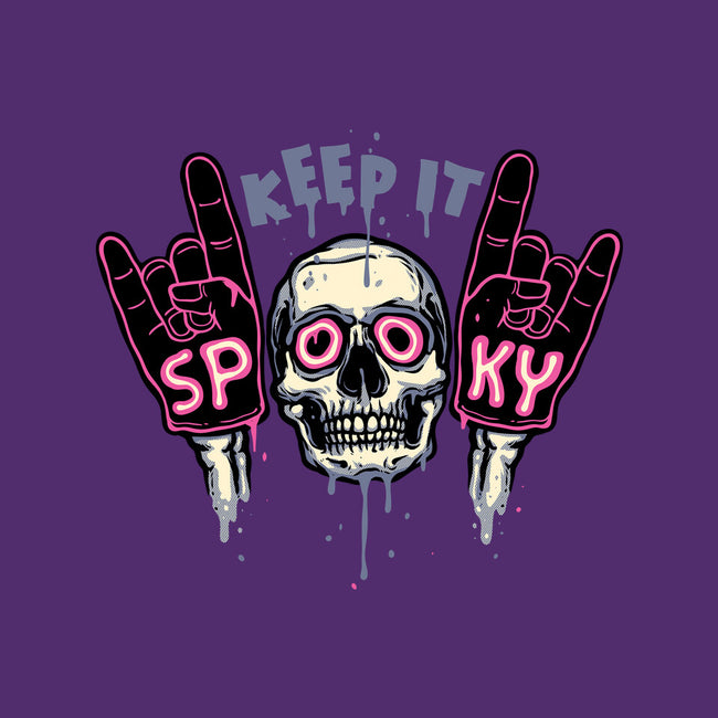 Keep It Spooky-Womens-Fitted-Tee-glitchygorilla