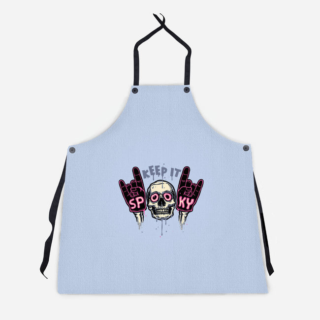 Keep It Spooky-Unisex-Kitchen-Apron-glitchygorilla