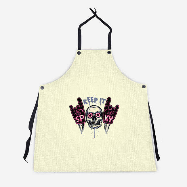 Keep It Spooky-Unisex-Kitchen-Apron-glitchygorilla