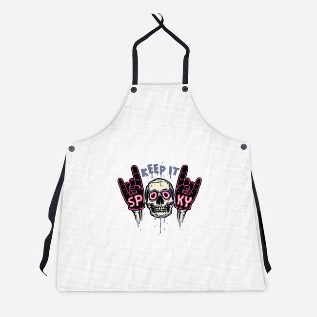 Keep It Spooky-Unisex-Kitchen-Apron-glitchygorilla