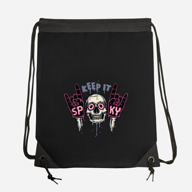 Keep It Spooky-None-Drawstring-Bag-glitchygorilla