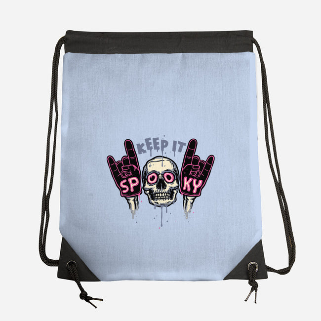 Keep It Spooky-None-Drawstring-Bag-glitchygorilla