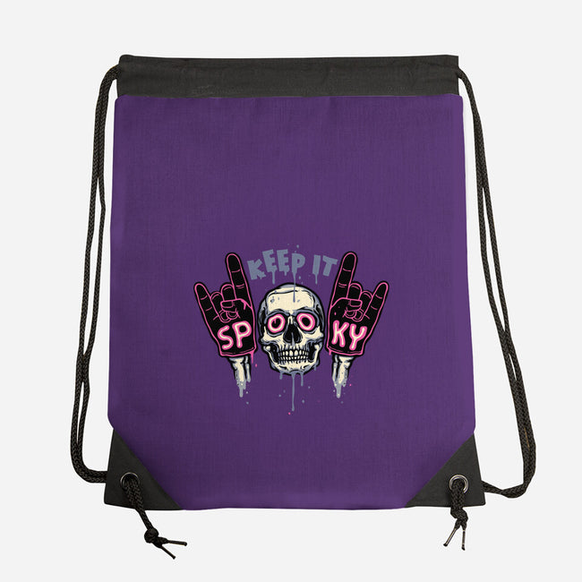 Keep It Spooky-None-Drawstring-Bag-glitchygorilla