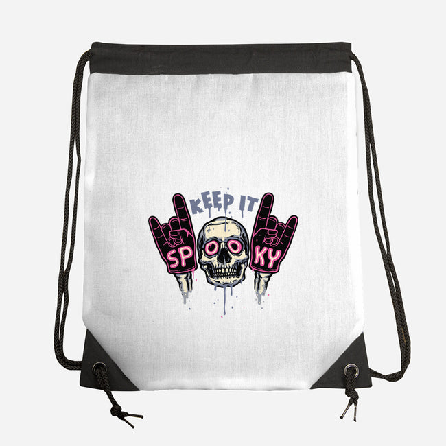 Keep It Spooky-None-Drawstring-Bag-glitchygorilla