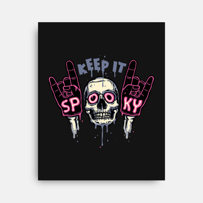 Keep It Spooky-None-Stretched-Canvas-glitchygorilla