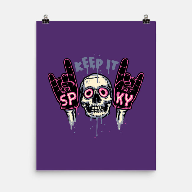 Keep It Spooky-None-Matte-Poster-glitchygorilla
